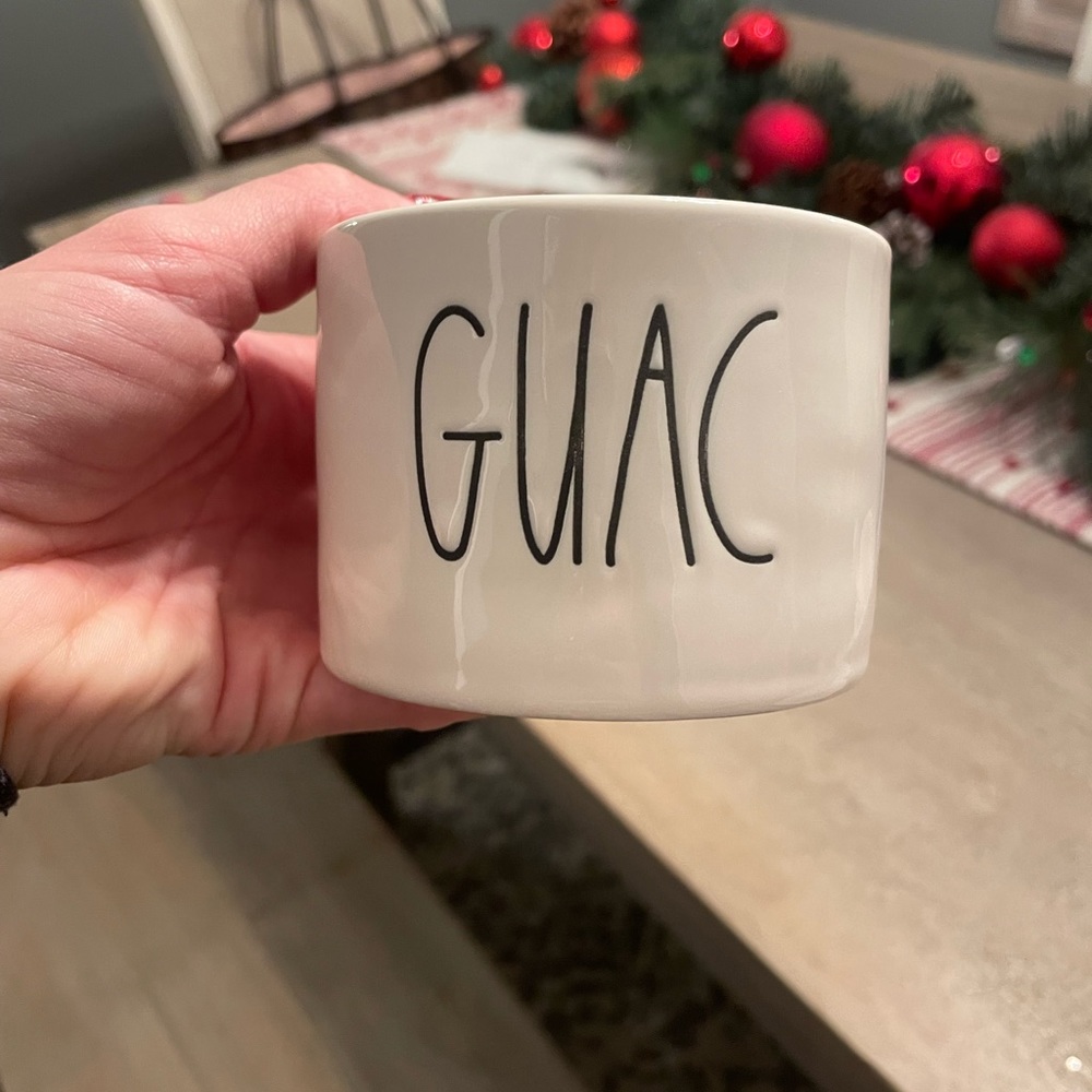 Rae Dunn guac and salsa